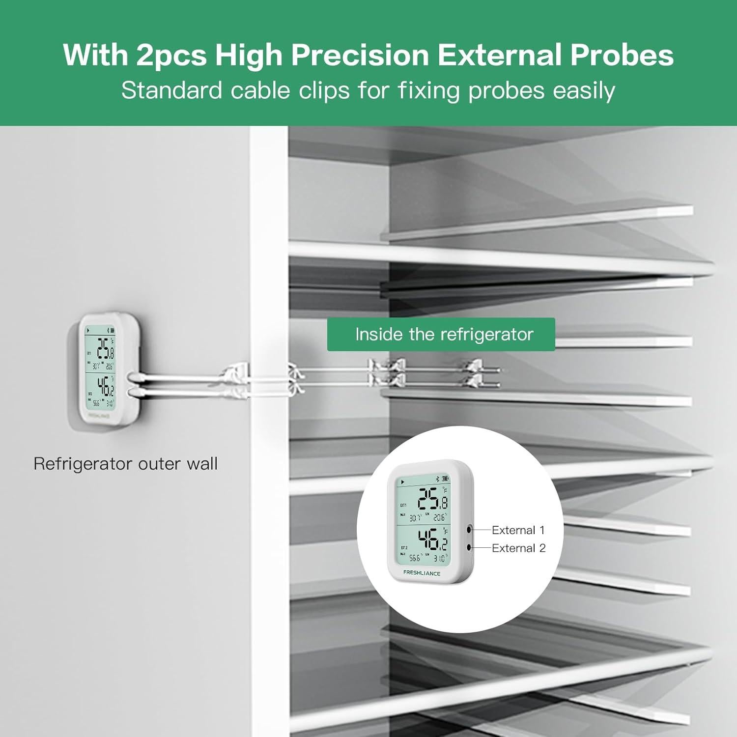 Grabador de Datos de Temperatura y Humedad Freshliance TH30R-I