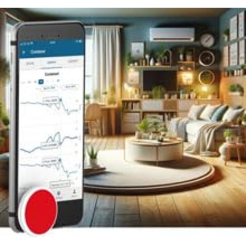 Sensor y Registrador de Temperatura Inalámbrico Blue Maestro Disc Maxi