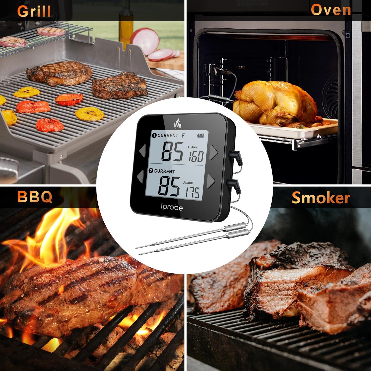 Termómetro Digital de Carne Babik IP-31 Doble Sonda Impermeable