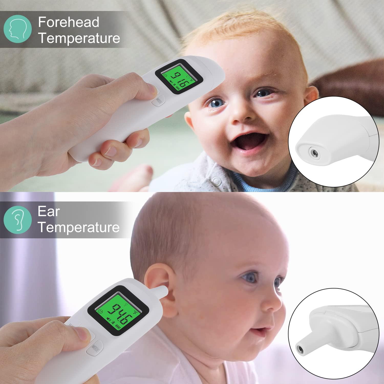 Termómetro Infrarrojo Bluetooth MAIYUE HR01-0829 para Adultos y Niños