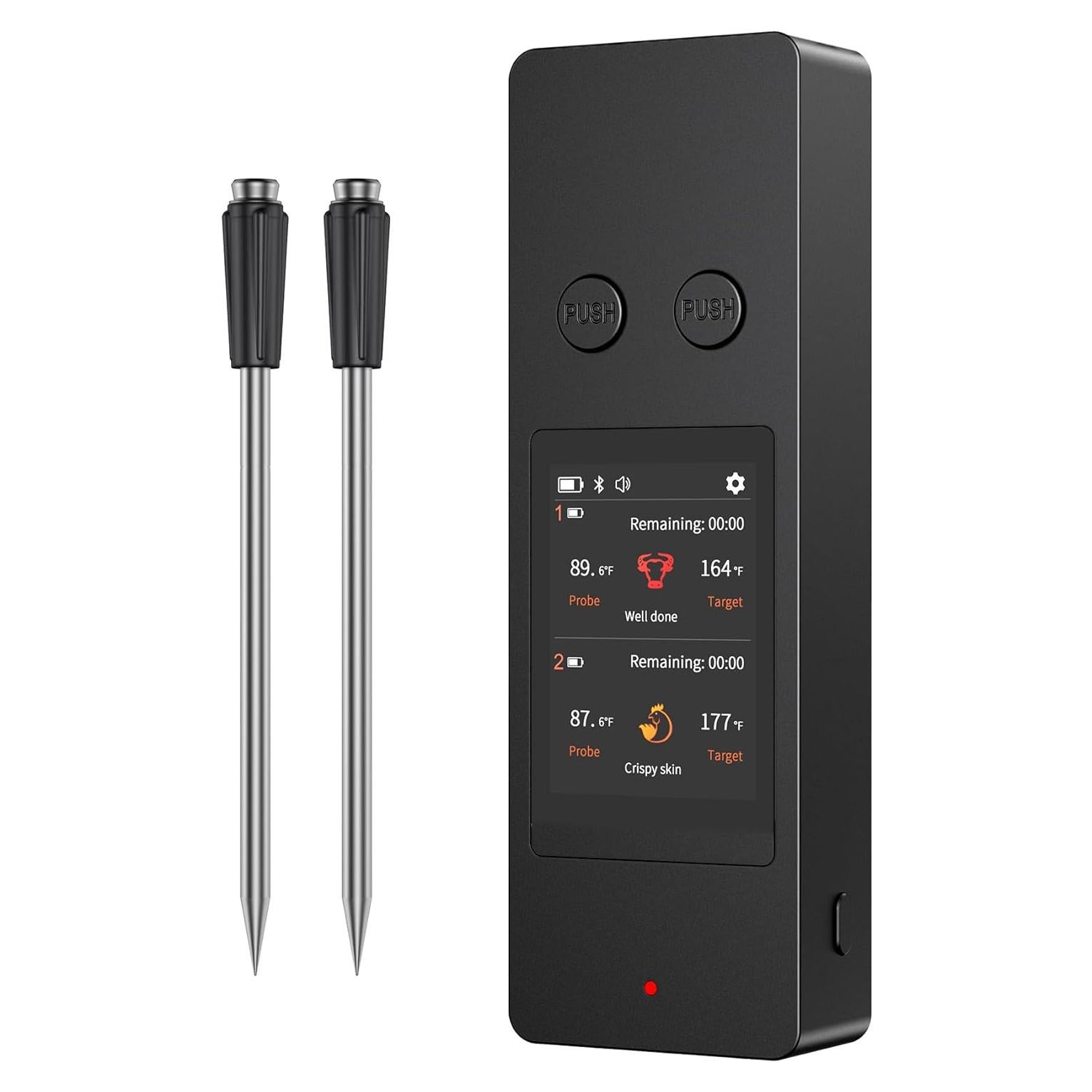 Termómetro Digital Inalámbrico para Carne Ruideecook JX369 243.84m