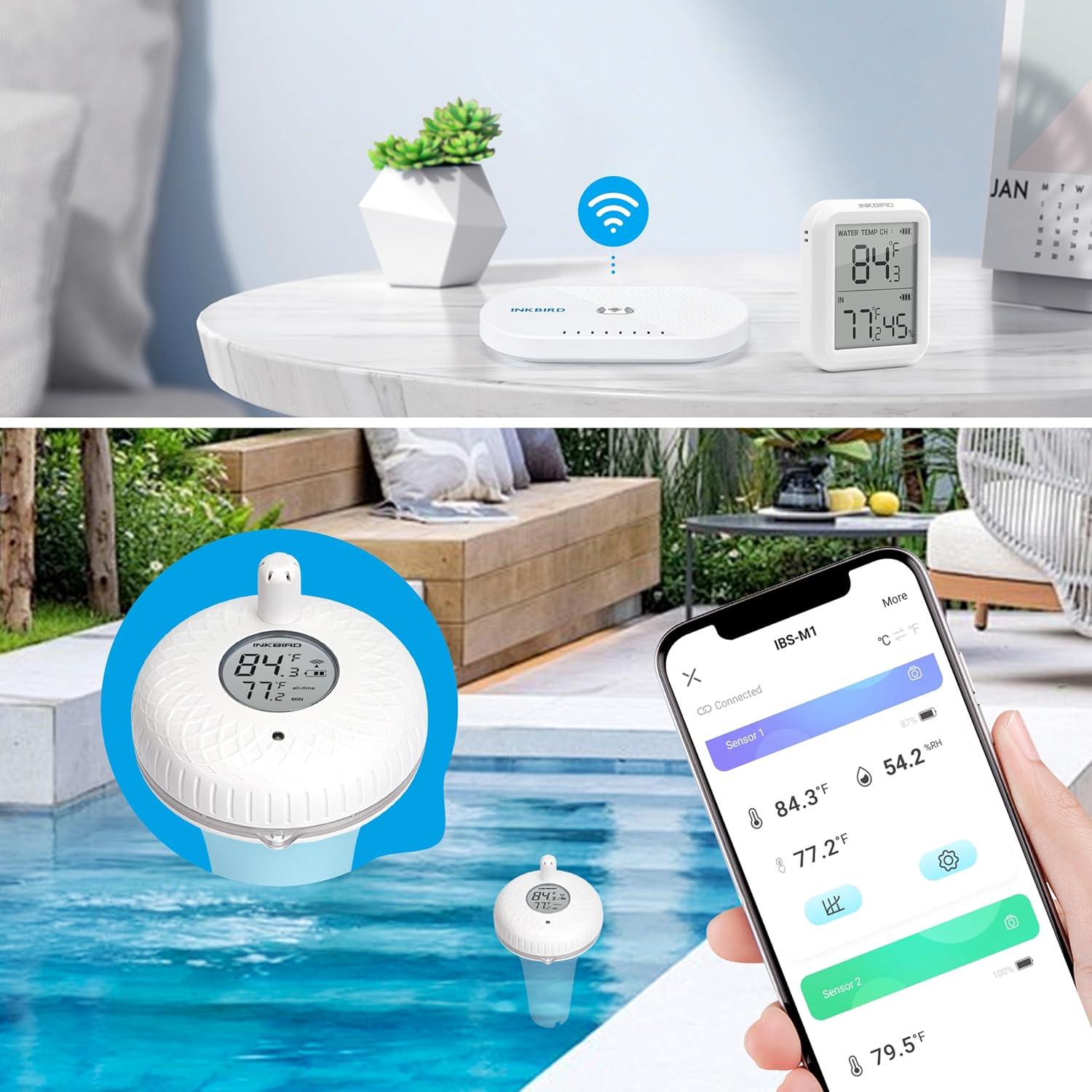 Termómetro Inalámbrico para Piscina INKBIRD con WiFi y APP