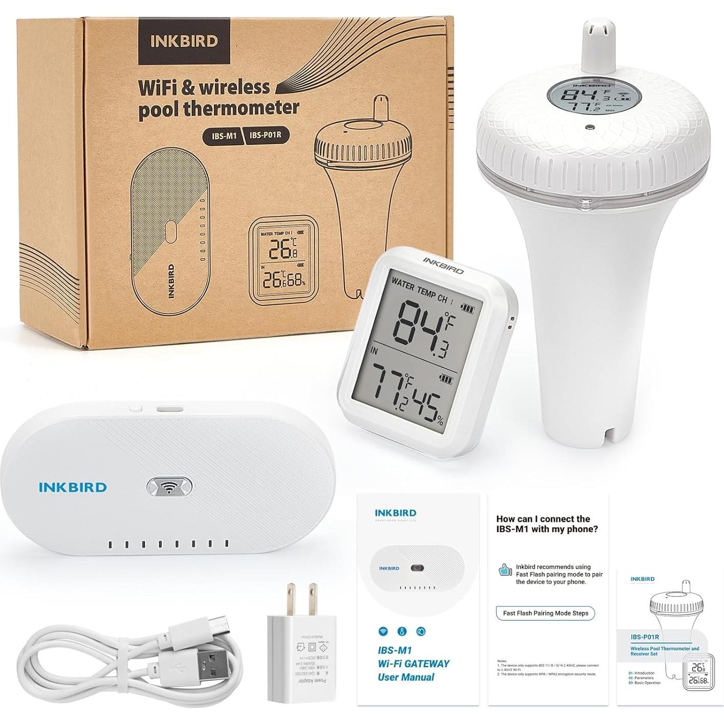 Termómetro Inalámbrico para Piscina INKBIRD con WiFi y APP