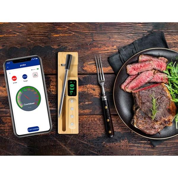 Termómetro de Carne Inalámbrico FodoTherm con Sonda y Alarma