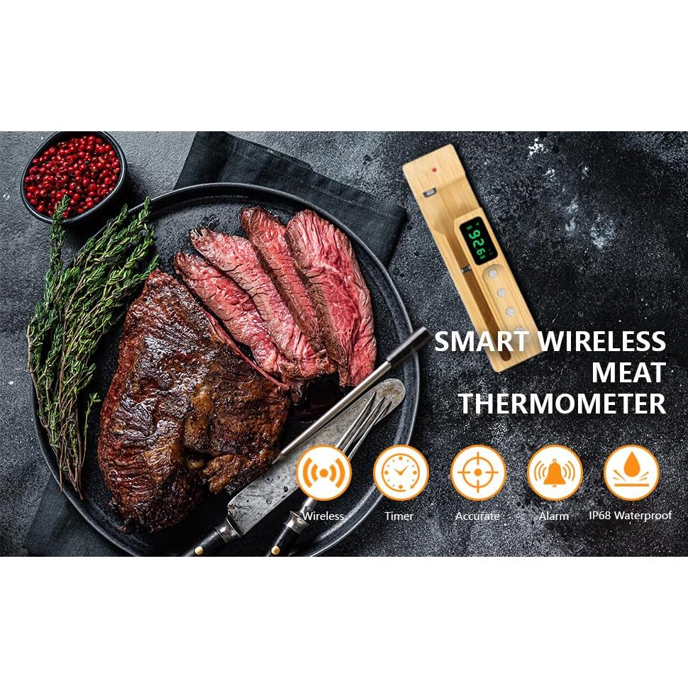 Termómetro de Carne Inalámbrico FodoTherm con Sonda y Alarma