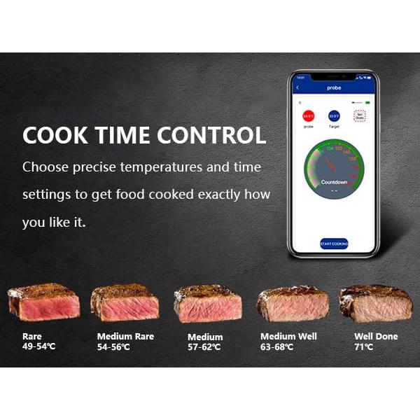 Termómetro de Carne Inalámbrico FodoTherm con Sonda y Alarma