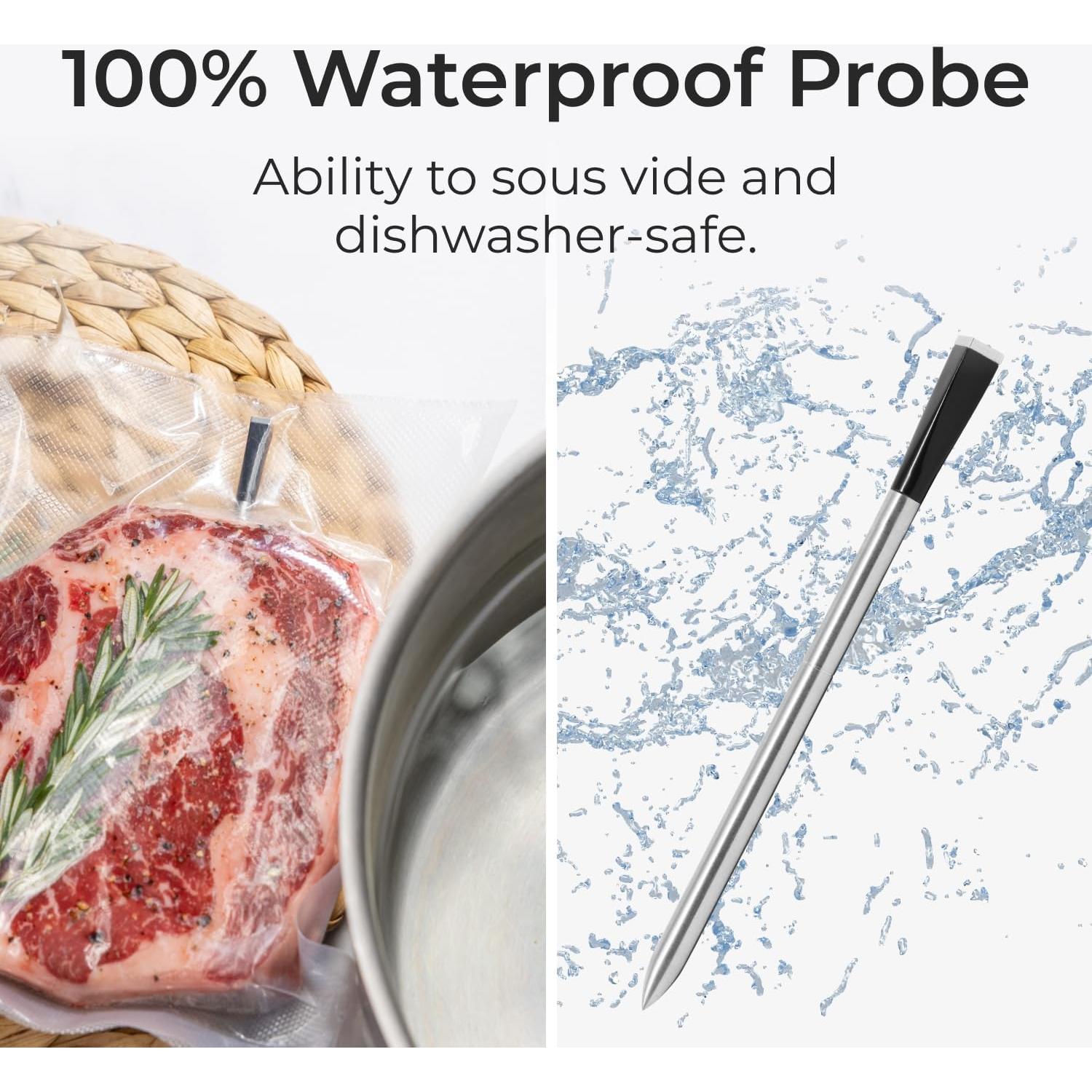 Termómetro Digital Inalámbrico MEATER Plus con Guantes y Abrebotellas