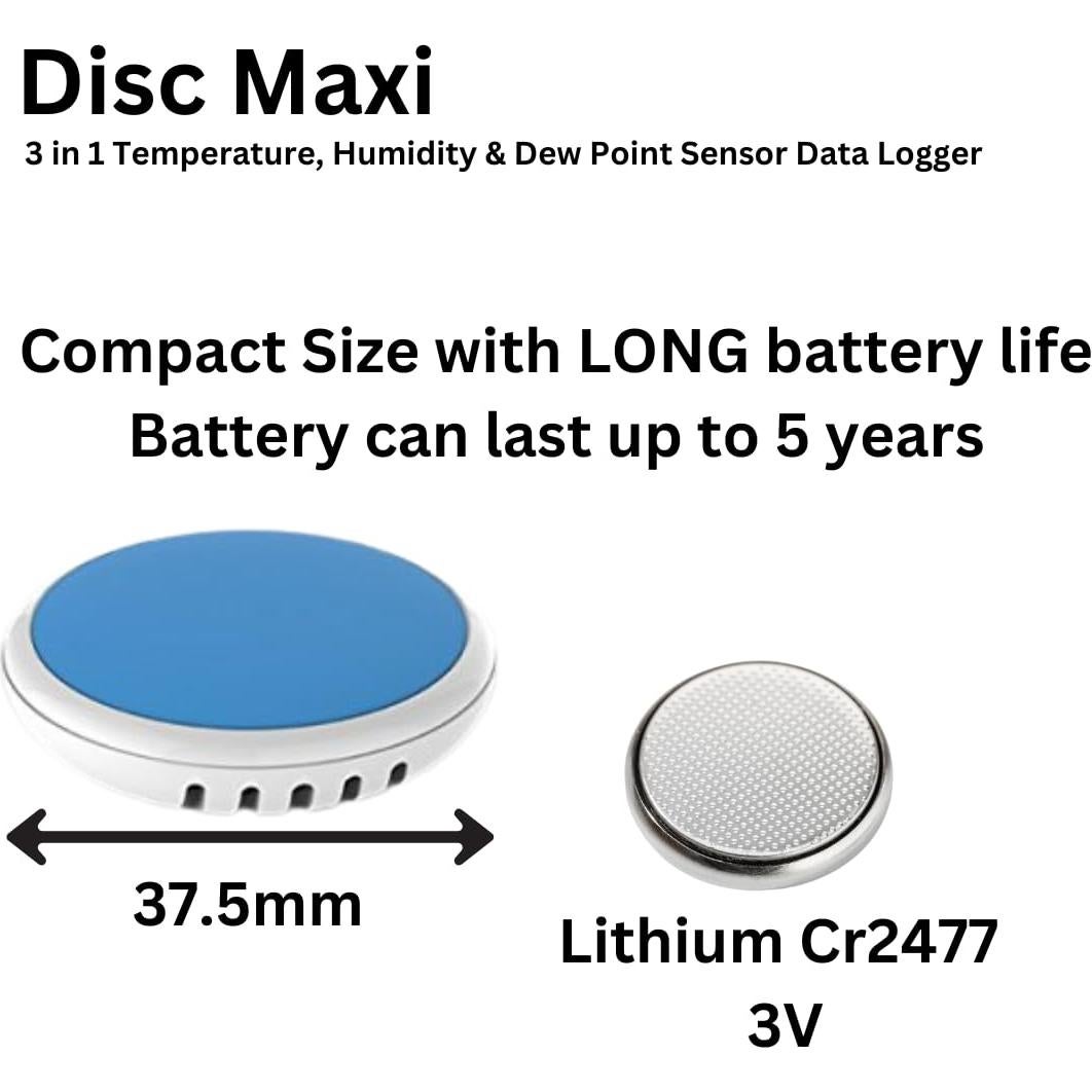 Termómetro Higrómetro Inalámbrico Blue Maestro SI7020 3 en 1