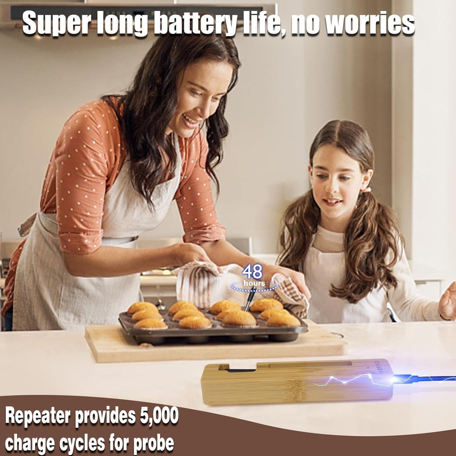 Termómetro de Carne Inalámbrico Bluetooth MOFINO X5 172m