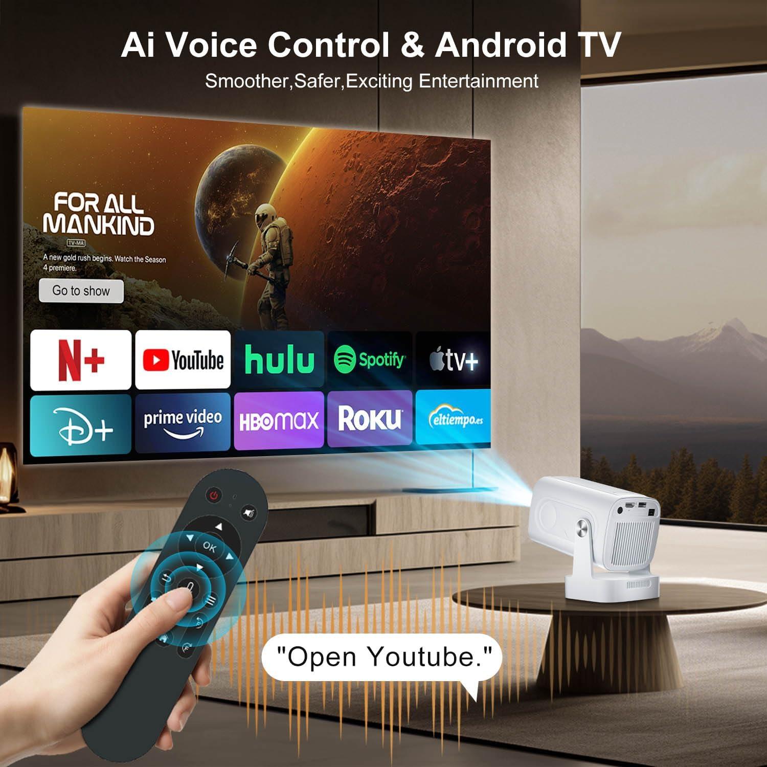 Proyector Mini Portátil Salange HY260PRO 1080P 4K WiFi Bluetooth