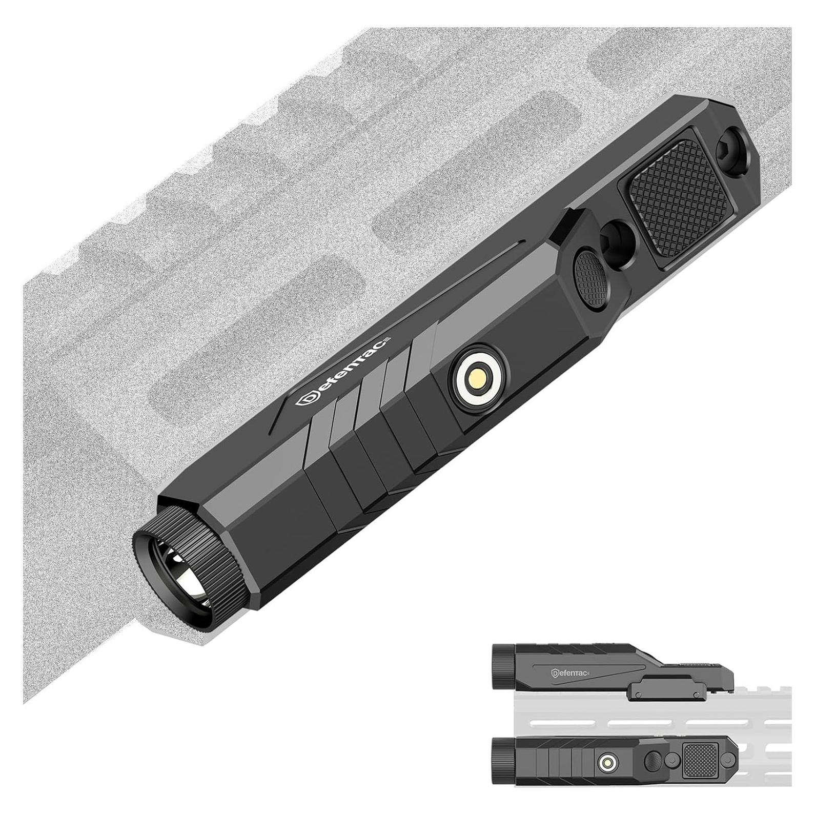 Linterna Táctica DEFENTAC 1600 Lúmenes Recargable M-Lok