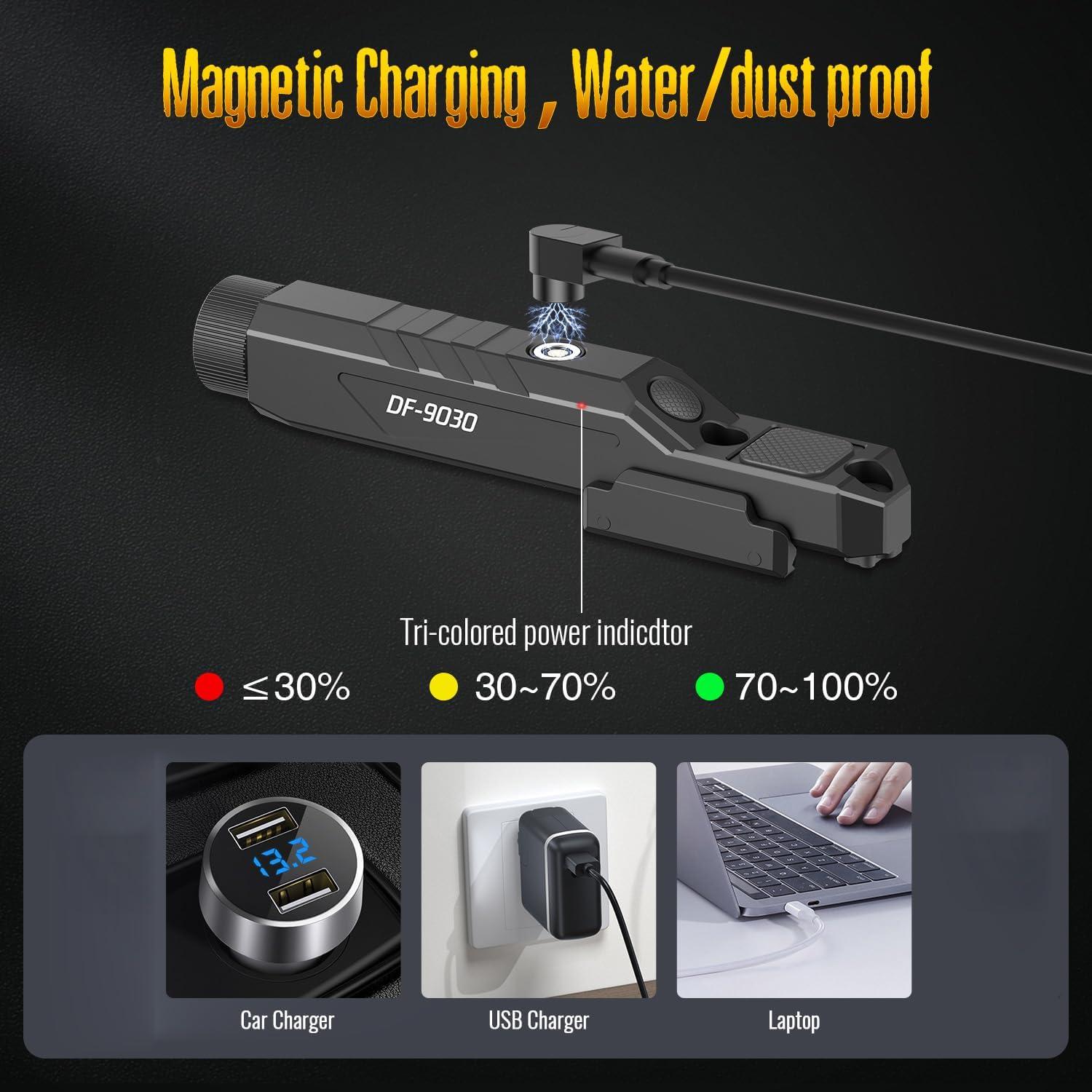 Linterna Táctica DEFENTAC 1600 Lúmenes Recargable M-Lok