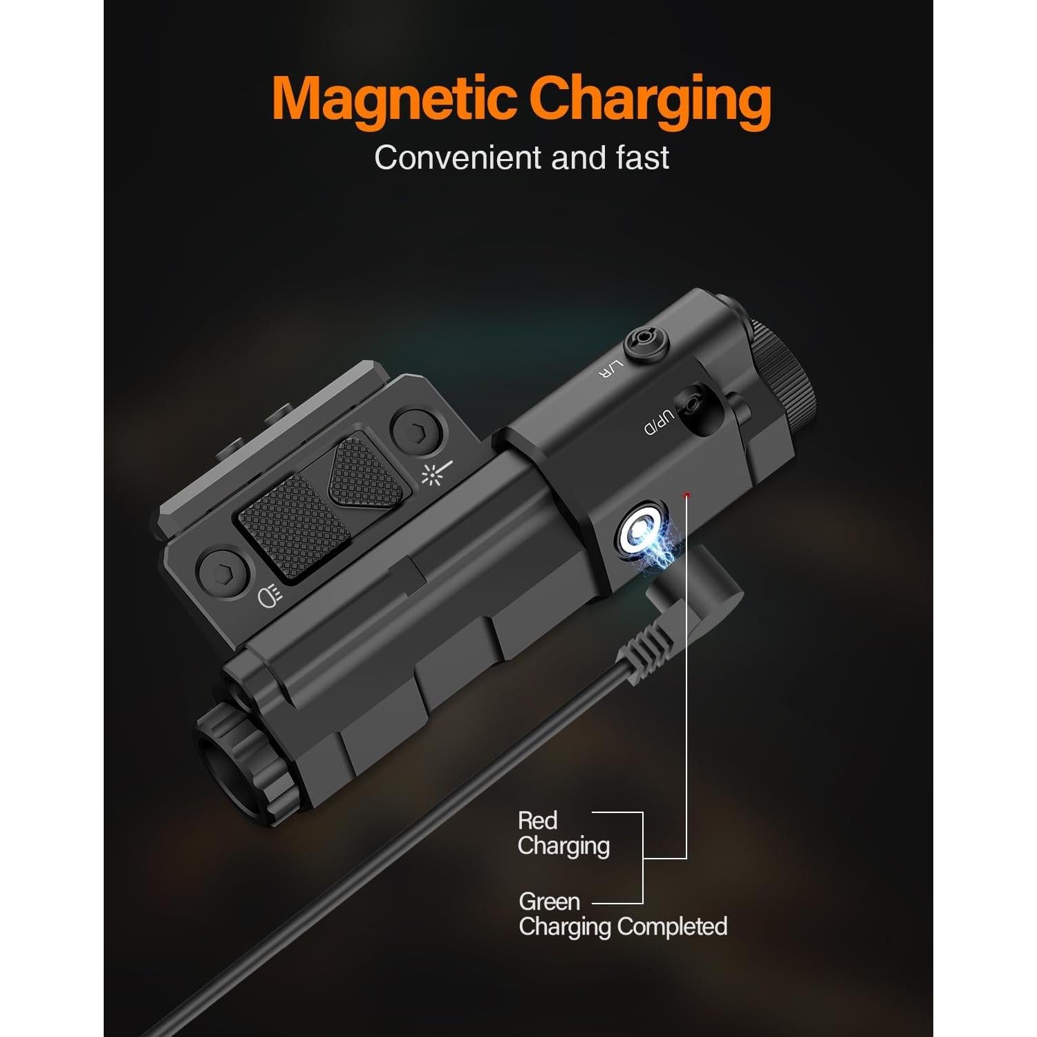 Linterna Combo TOUGHSOUL TF-1143 1600 Lúmenes Verde Recargable