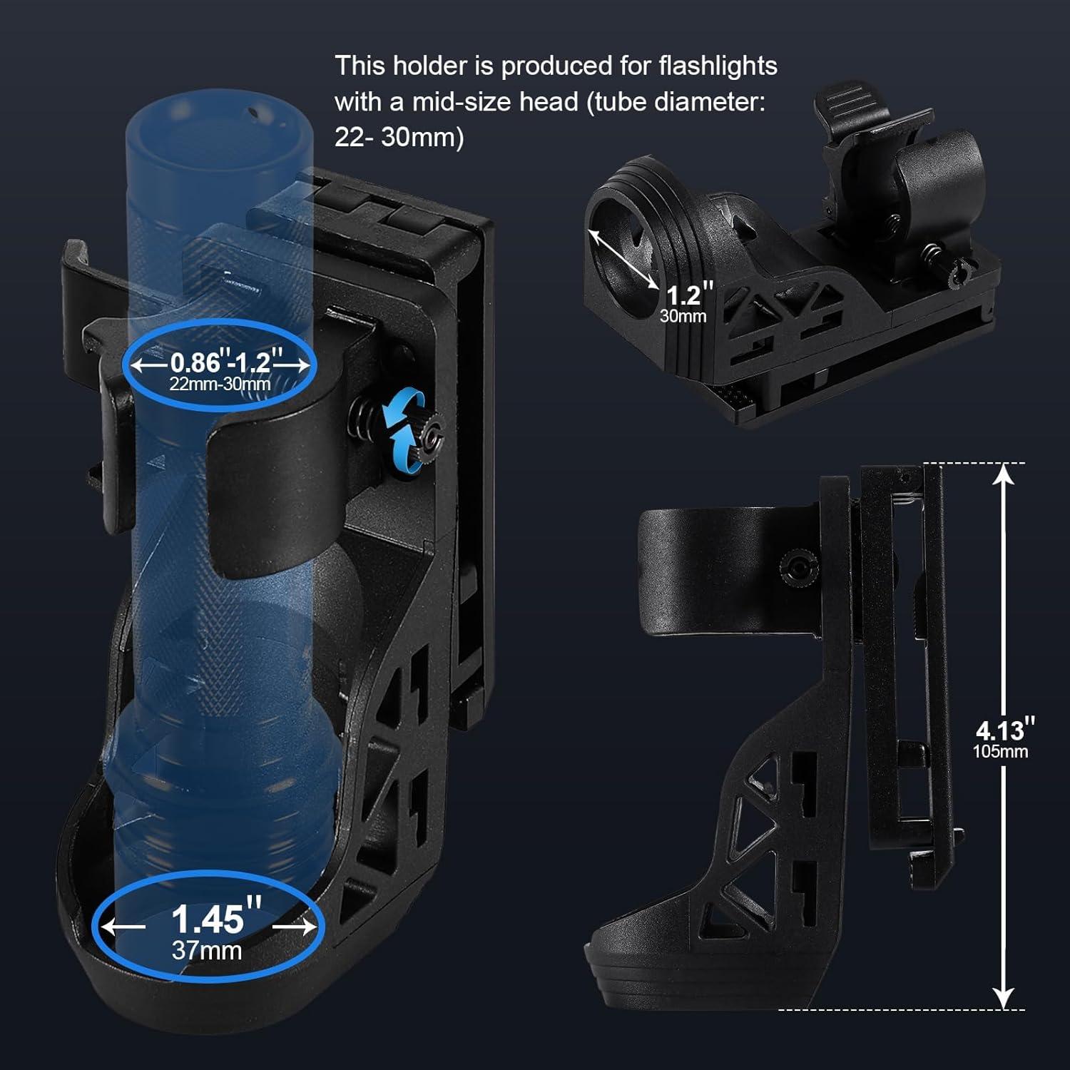 Linterna Táctica LED Sentinel-X1 1200 Lúmenes Verde IP68