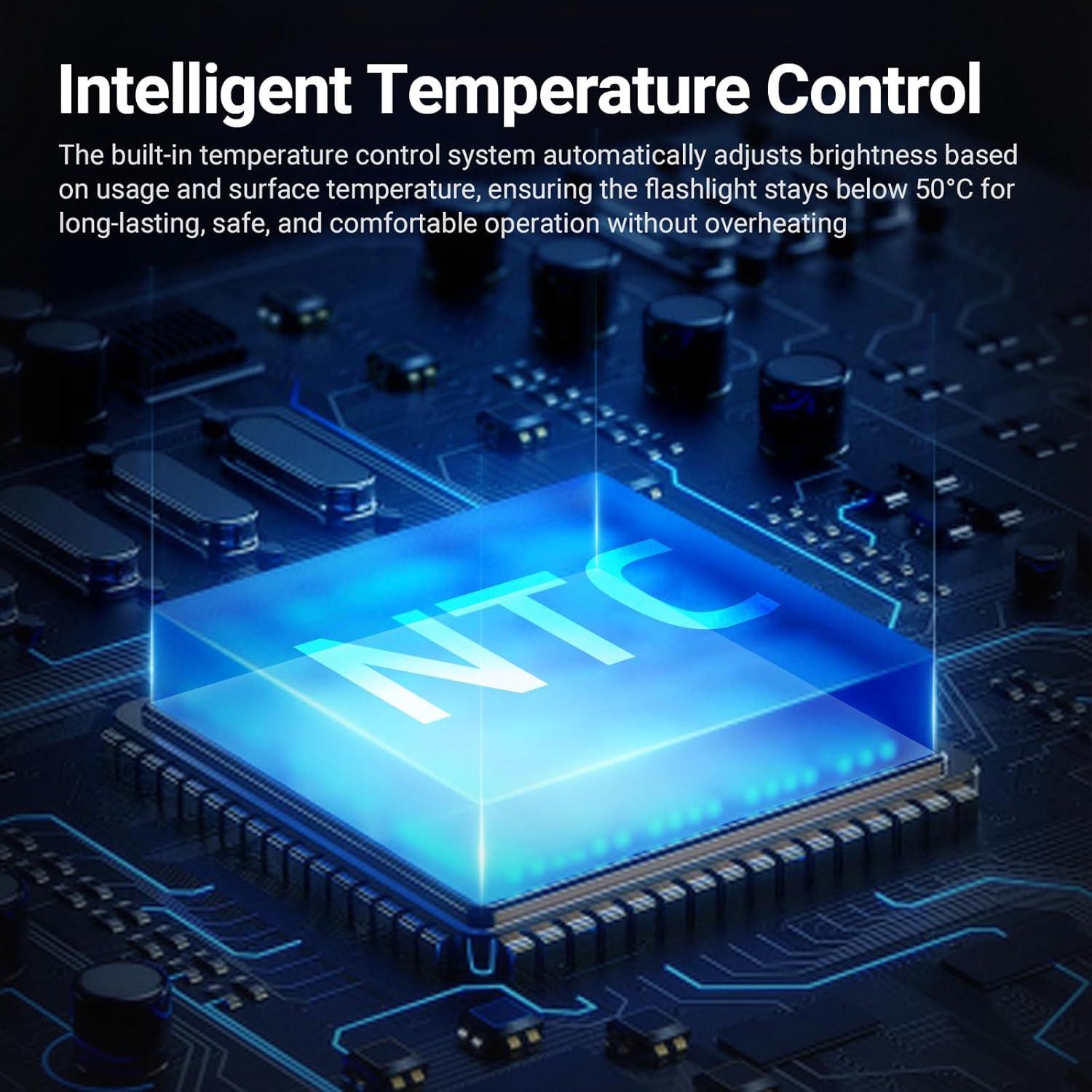 Linterna Táctica NEXTORCH P91 5000 Lúmenes Recargable IPX7