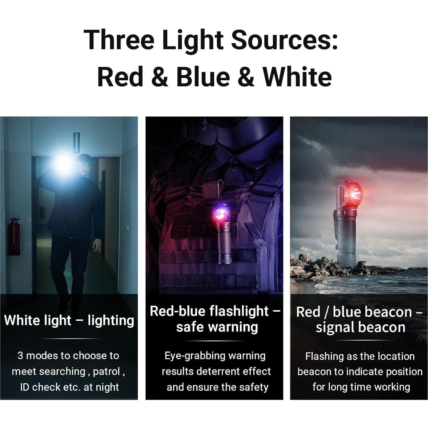 Linterna Táctica NEXTORCH P10 1400 Lúmenes IPX8 Recargable