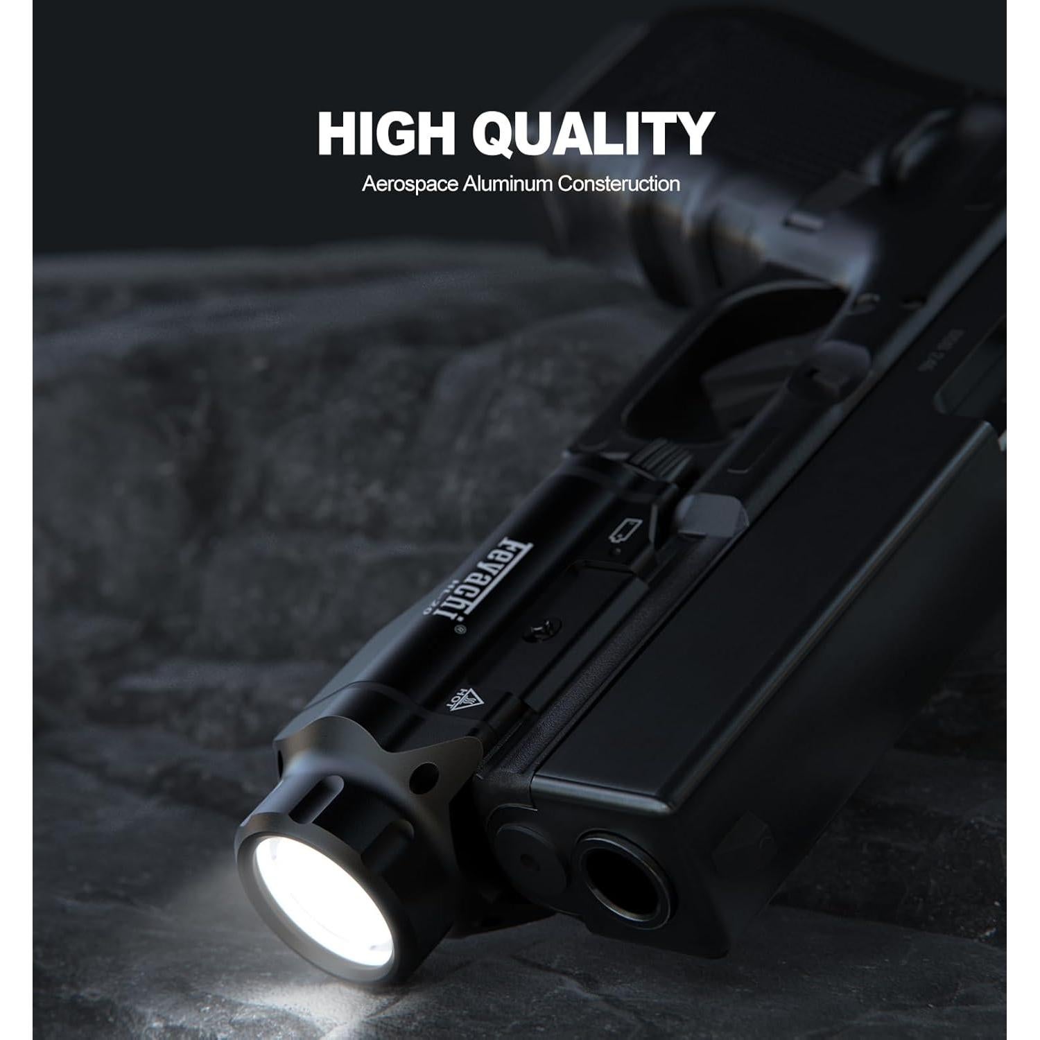 Luz de Pistola Feyachi HL-20 LED 1500 Lúmenes Compacta