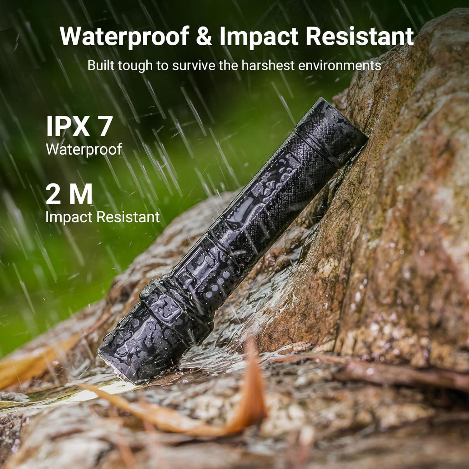 Linterna Recargable NEXTORCH P8 1600 Lúmenes IPX7 14cm