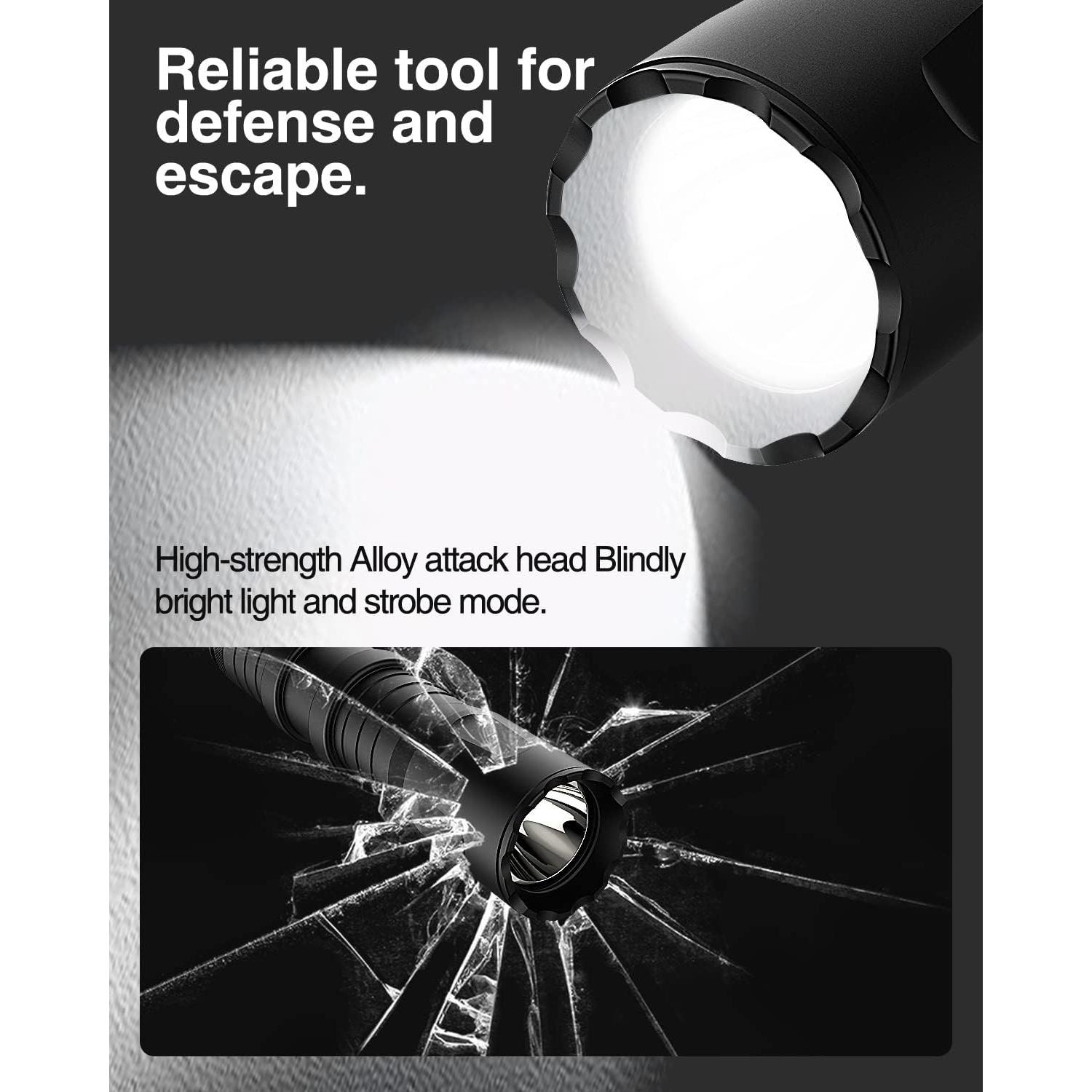 Linterna Táctica TOUGHSOUL 7019M 1250 Lúmenes Recargable