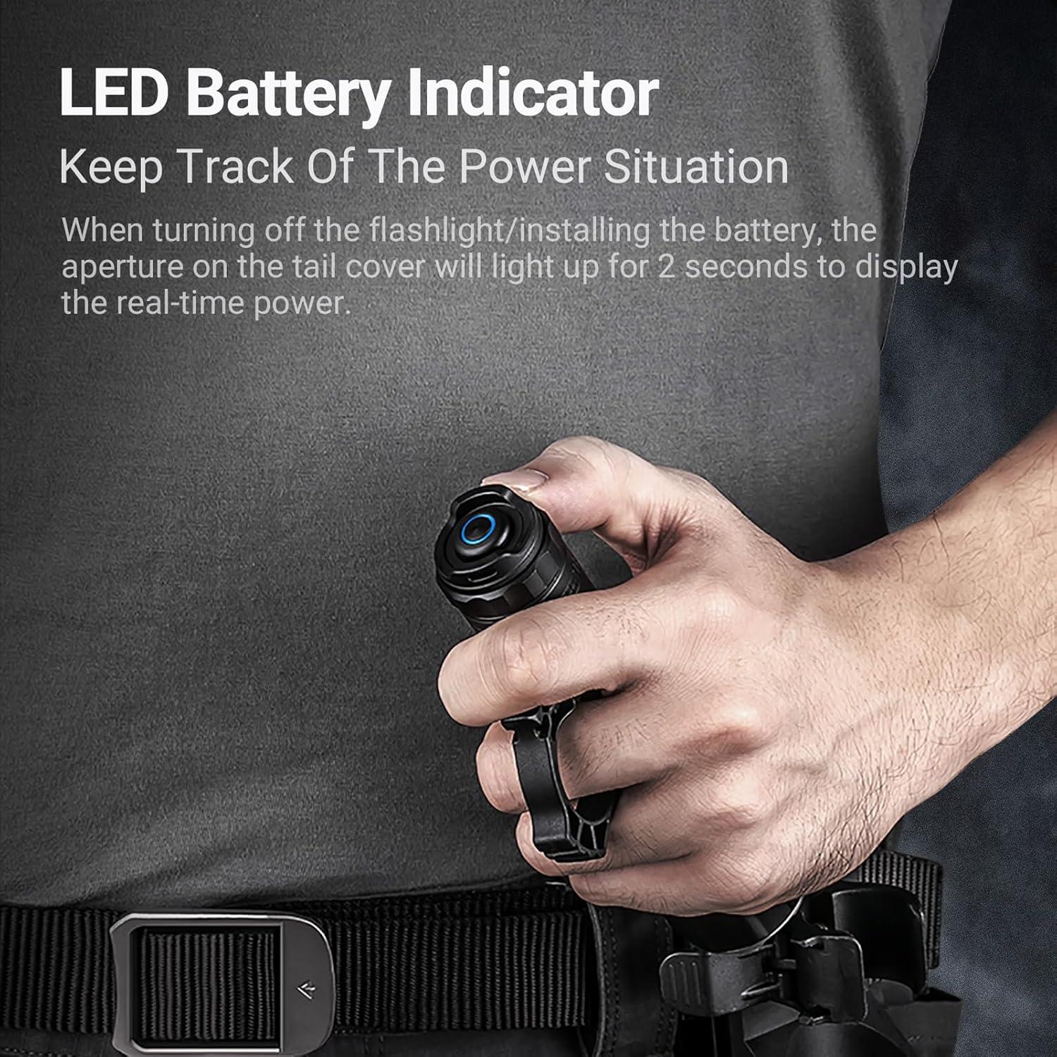 Linterna Táctica NEXTORCH TA30C MAX 3000 Lúmenes Recargable