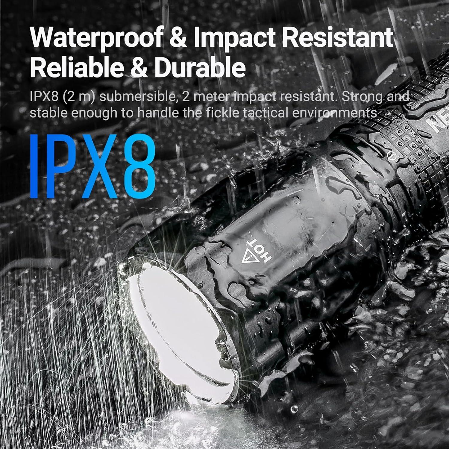 Linterna Táctica NEXTORCH TA30C MAX 3000 Lúmenes Recargable