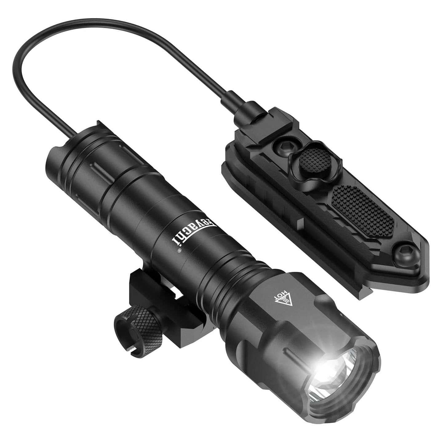 Linterna Táctica Feyachi WL25 1200 Lúmenes LED con Montaje Picatinny