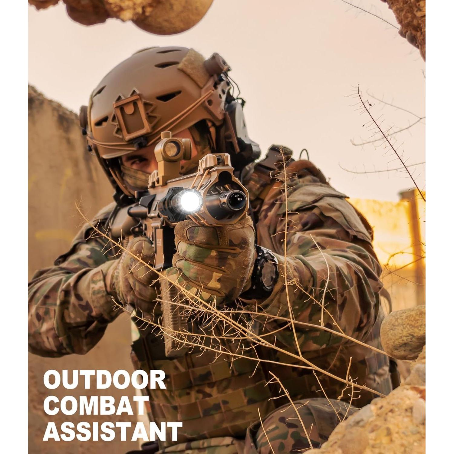 Linterna Táctica Recargable Feyachi FL-32 1500 Lúmenes USB-C IPX7