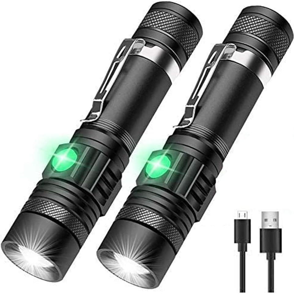 Linterna Táctica LED Hoxida Recargable IPX6 5000mAh