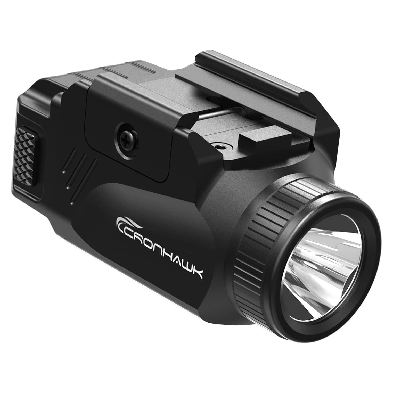 Linterna Táctica Compacta CRONHAWK 600 Lúmenes Picatinny