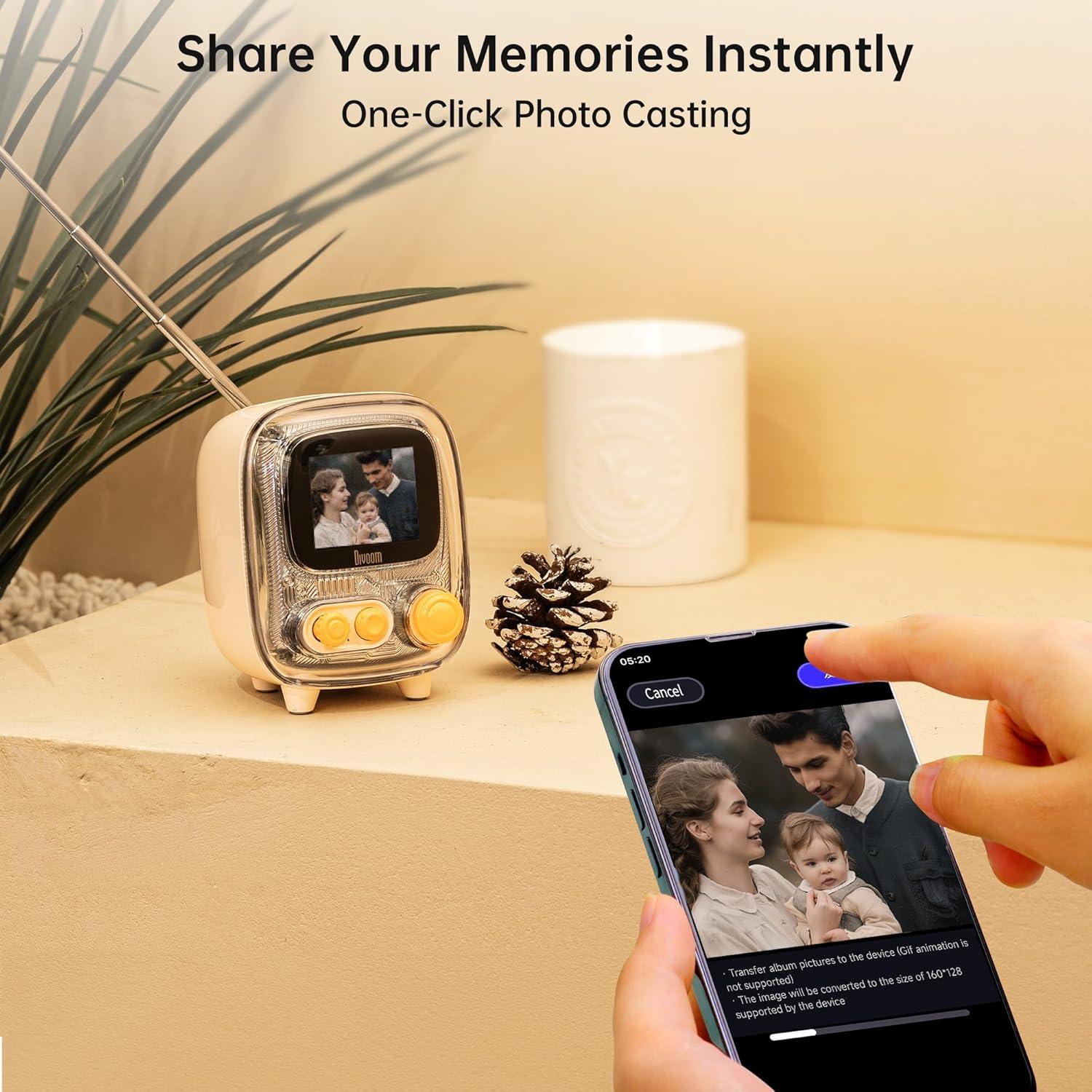 Combo Altavoz Bluetooth Divoom Tiivoo + Cargador GaN 65W