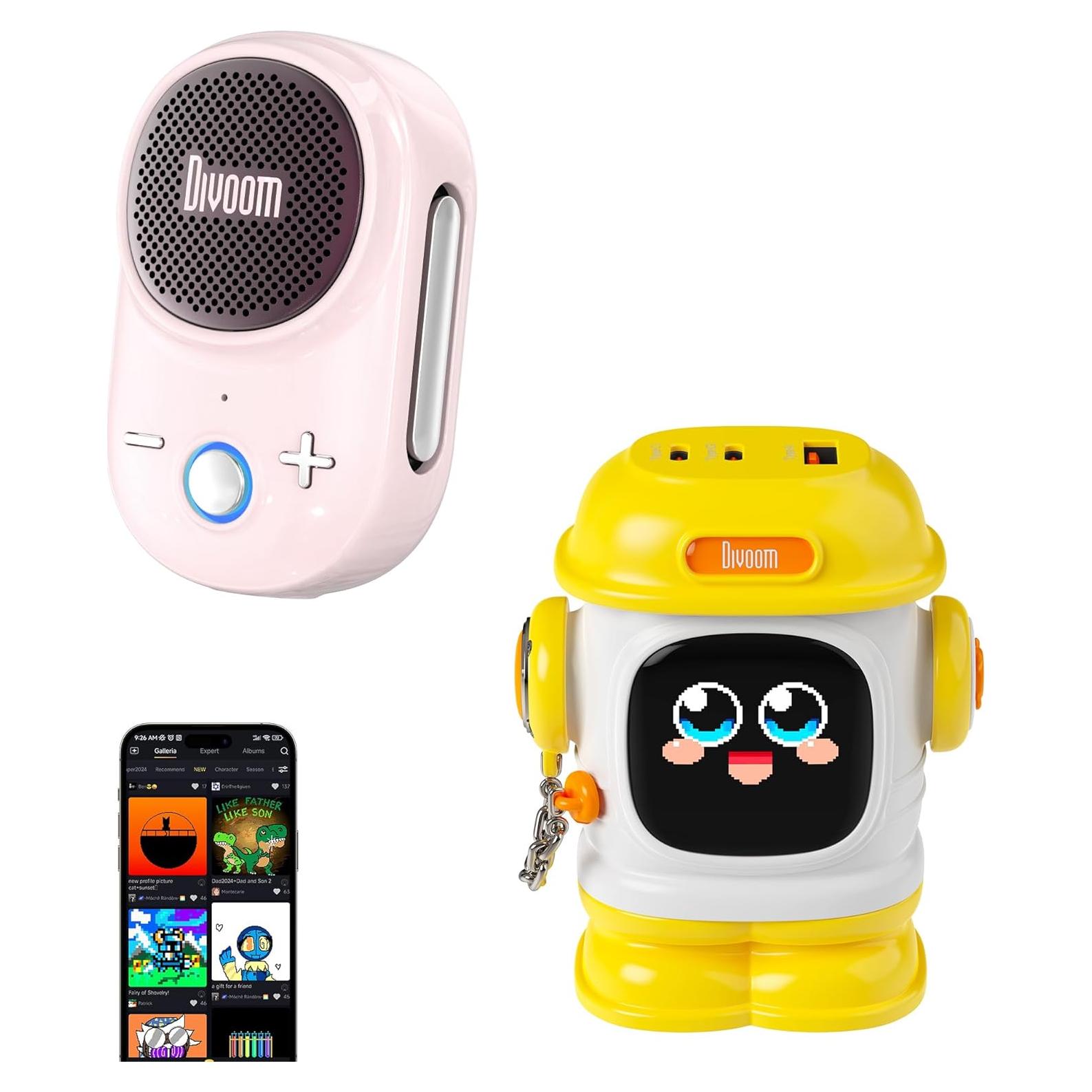 Altavoz Bluetooth Divoom Portátil con Cargador Rápido