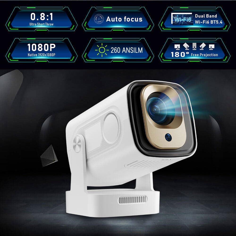 Proyector Mini Crelander HY310PRO Full HD 1080P Wifi Bluetooth