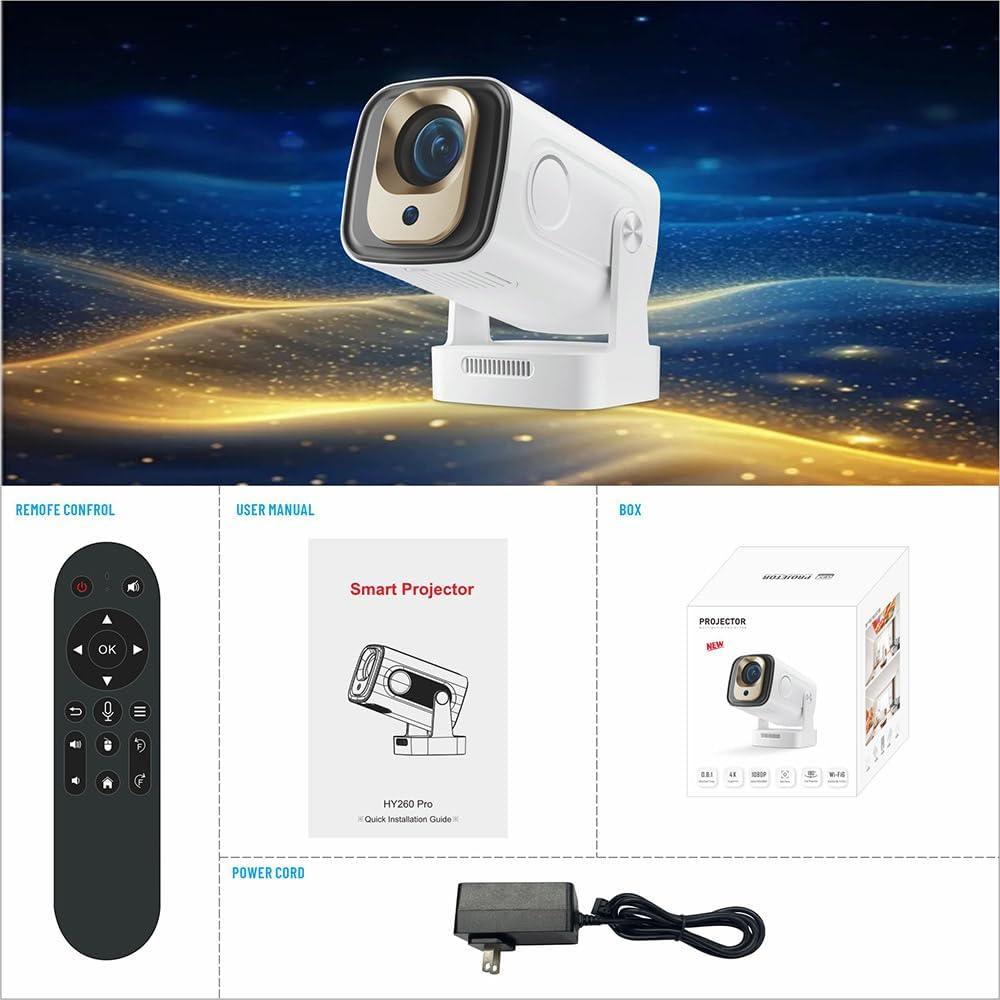 Proyector Mini Crelander HY310PRO Full HD 1080P Wifi Bluetooth