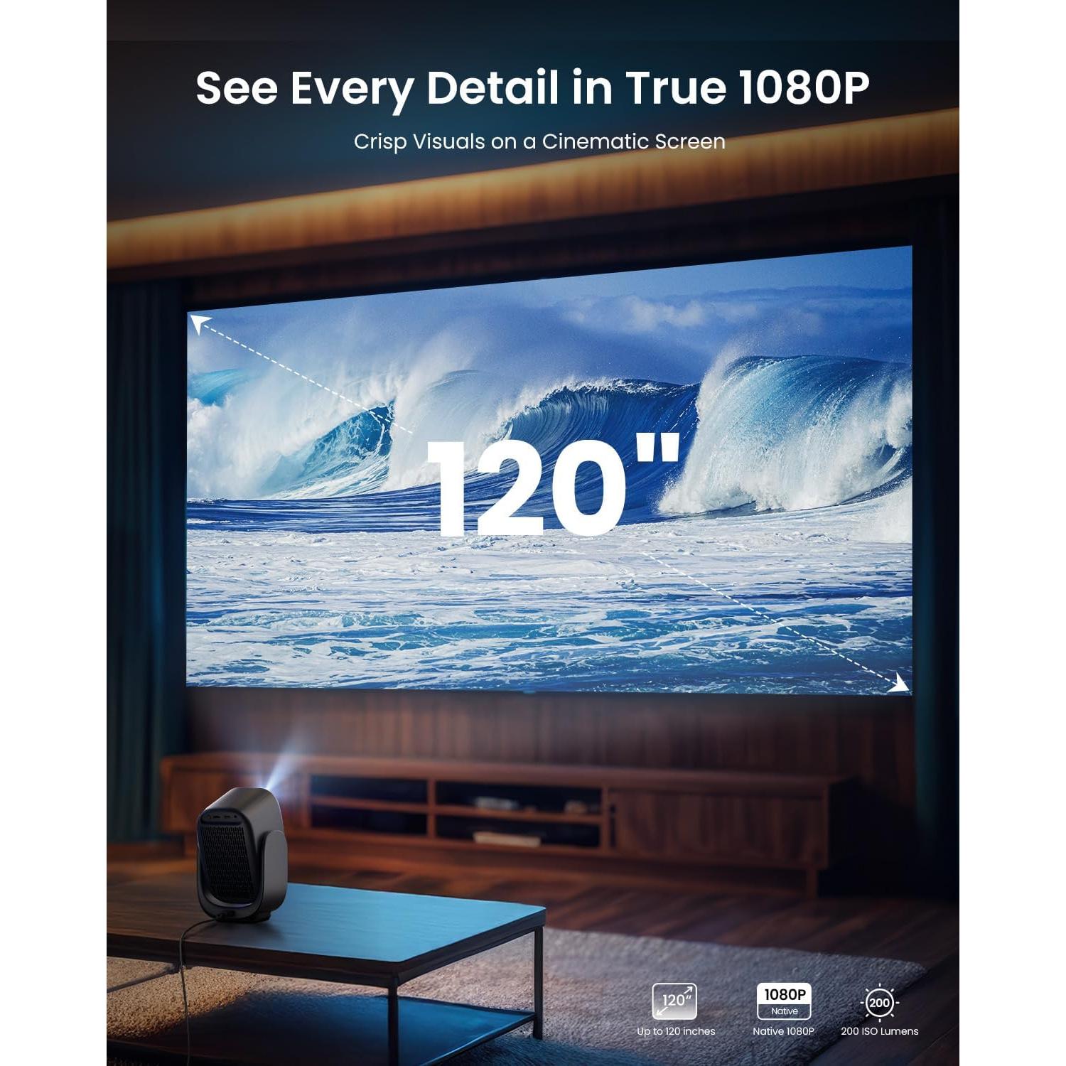 Proyector Mini Dangbei N2 1080P Wifi Bluetooth con Netflix