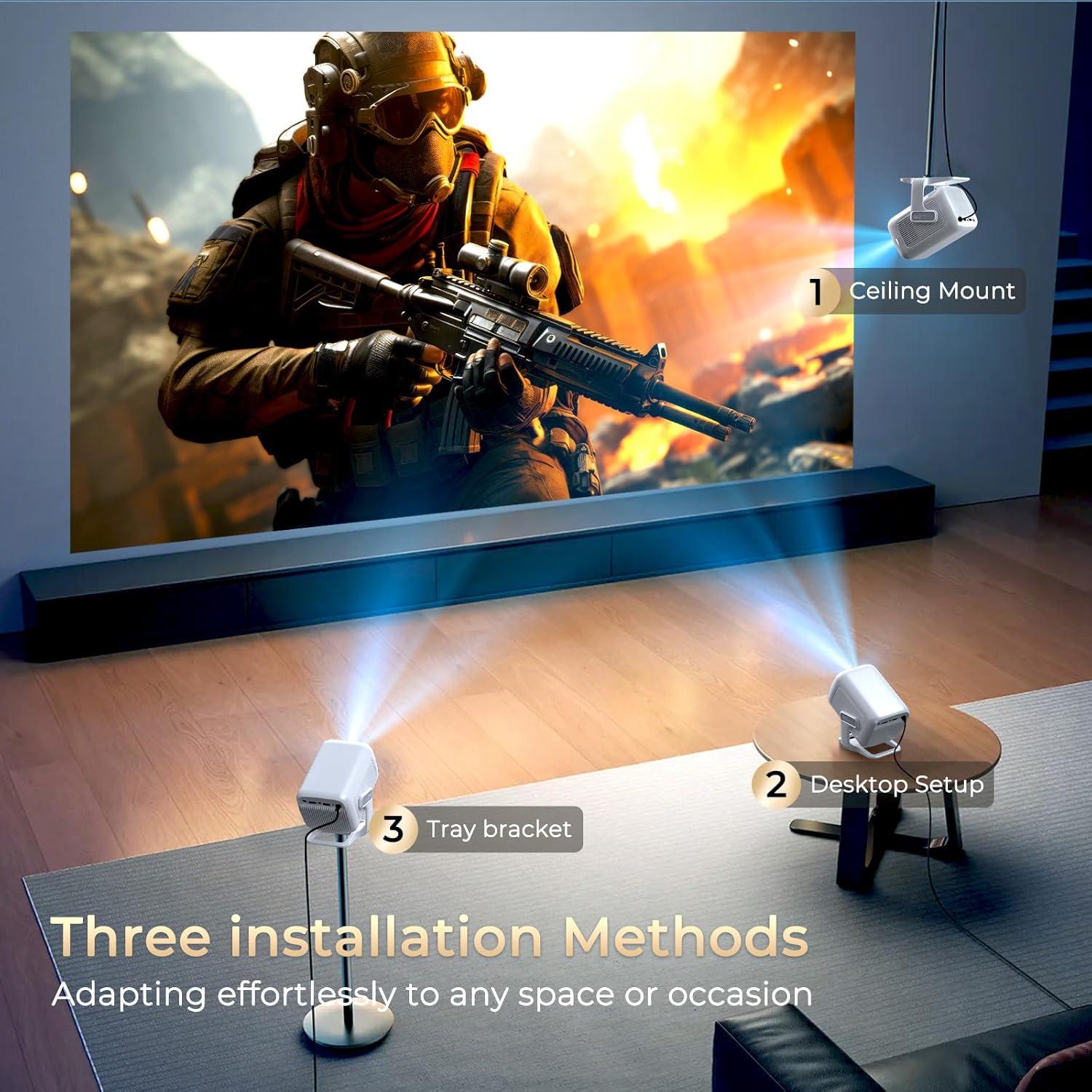 Proyector WEMI LumeCube 003 1080P Full HD WiFi6 Bluetooth5.4