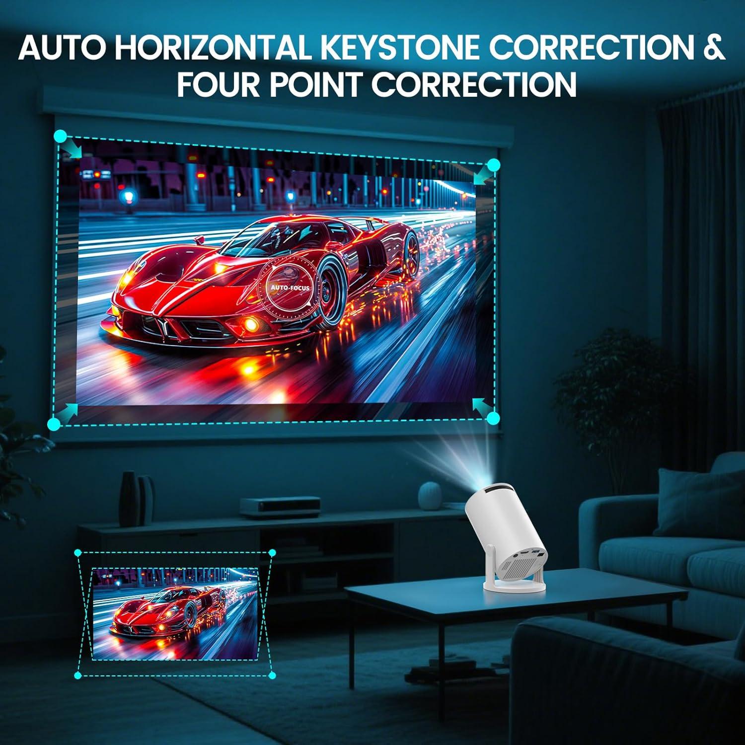 Mini Proyector Portátil Chicdaze HY300 PRO+ 170 ANSI HD WiFi 6