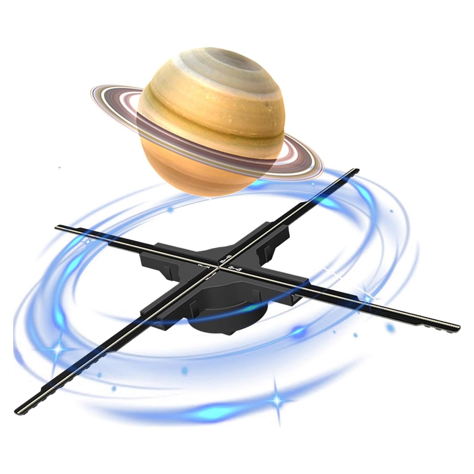 Ventilador Holográfico 3D YSTEROKS 50cm LED Alta Definición