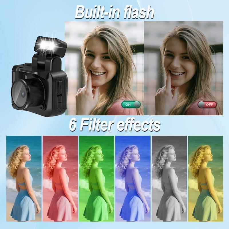 Mini Cámara Digital Retro Yehtreh Y4000 FHD 1080P 32GB