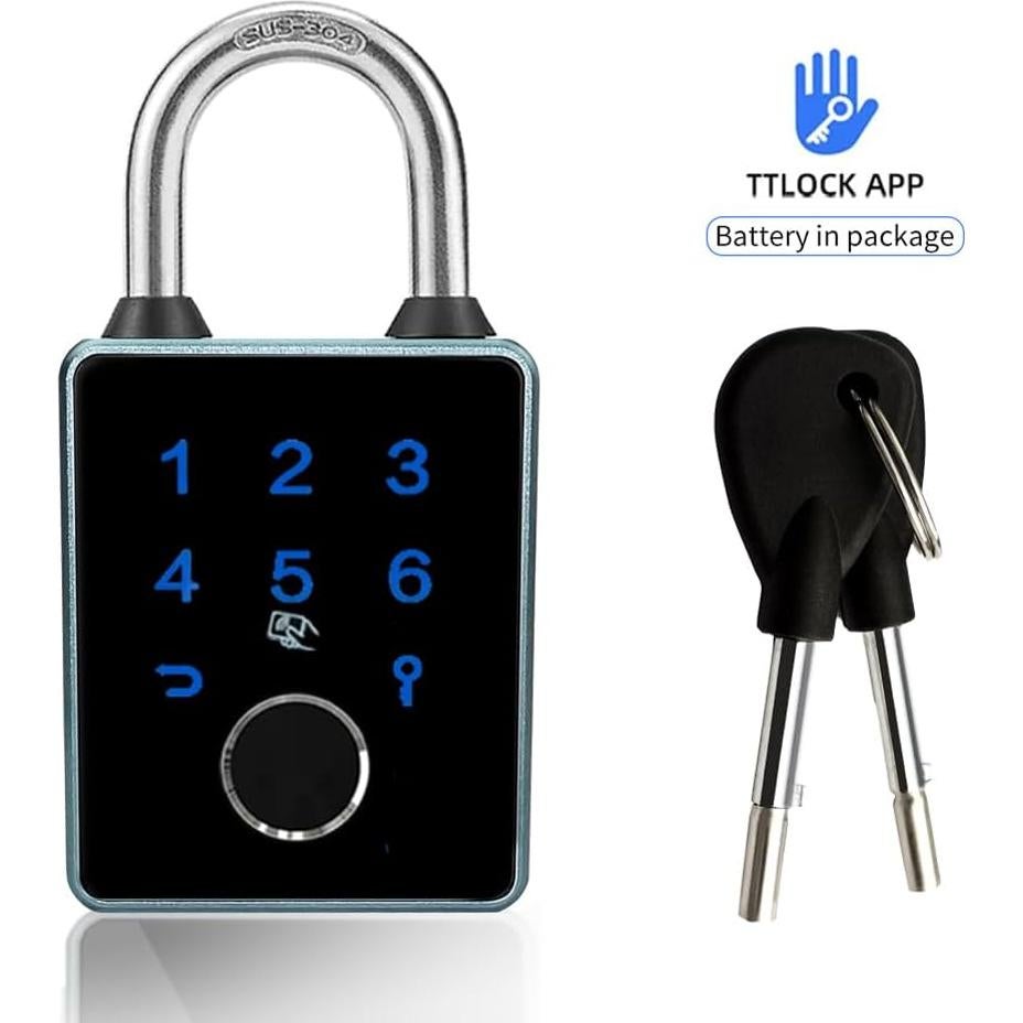 Candado Inteligente UCB con Huellas Dactilares y Bluetooth