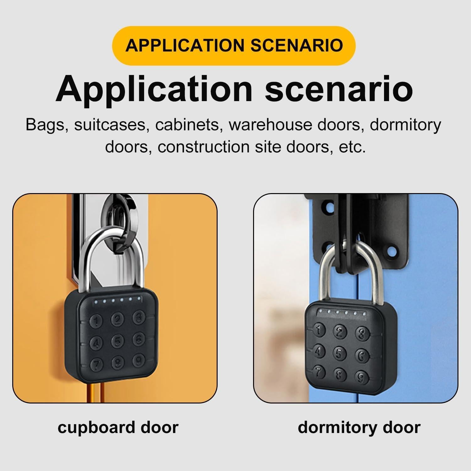 Candado de Combinación NexusLab LOCK-P60 6 Dígitos IP67