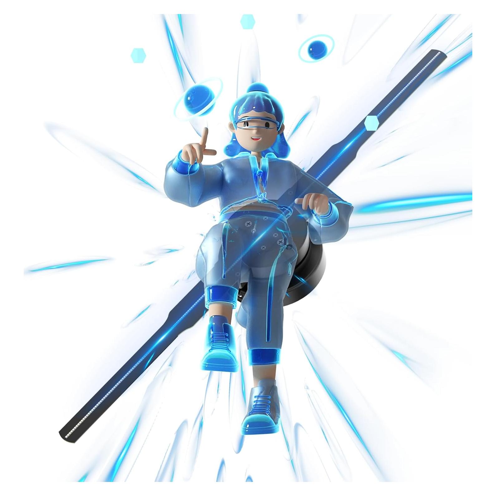 Ventilador Holográfico 3D HAVIsikr 42cm HD Control Remoto