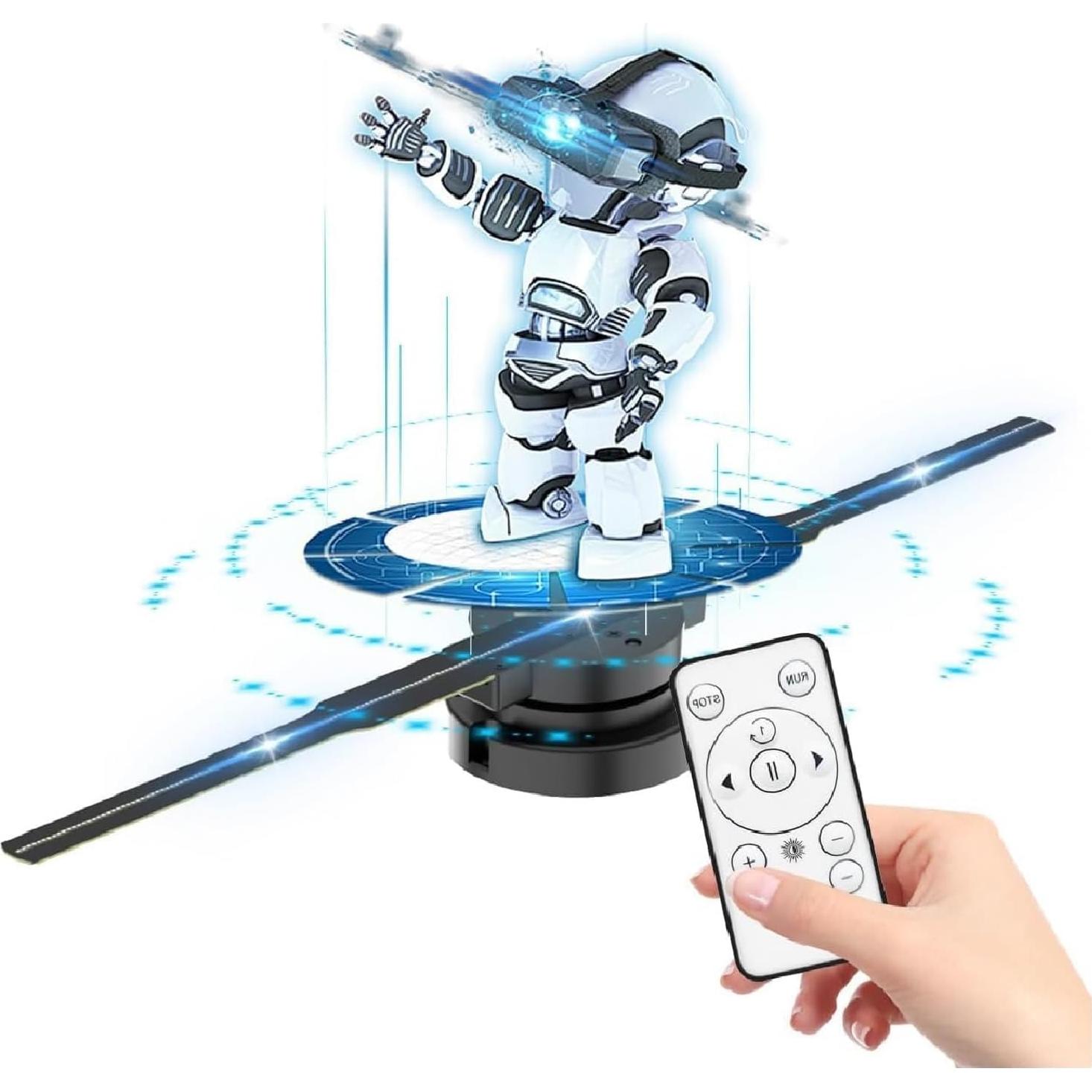 Ventilador Holográfico 3D HAVIsikr 42cm HD Control Remoto