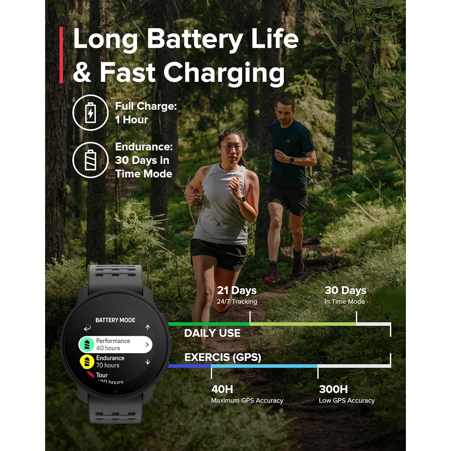 Reloj Deportivo GPS SUUNTO 9 Peak Pro Negro, 97 Modos, 30 Días Batería