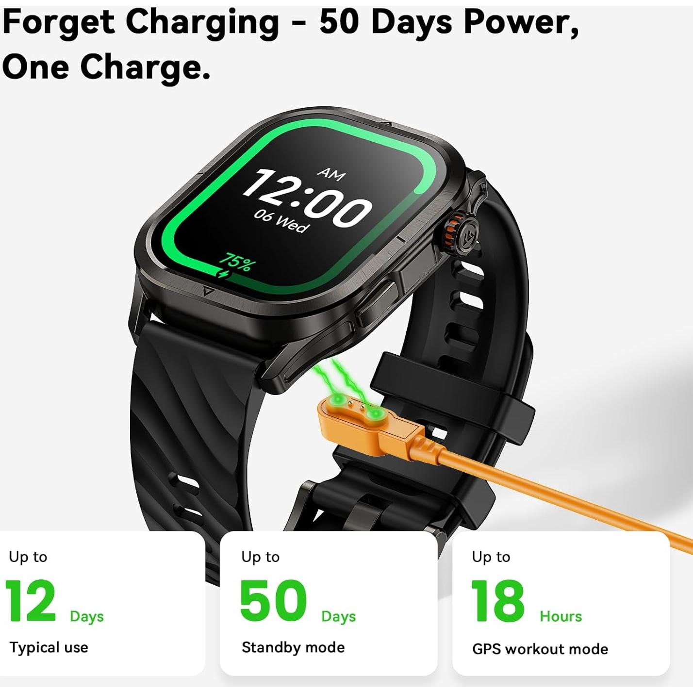 Reloj Inteligente KOSPET Magic P10 GPS 5ATM AMOLED 1.96"