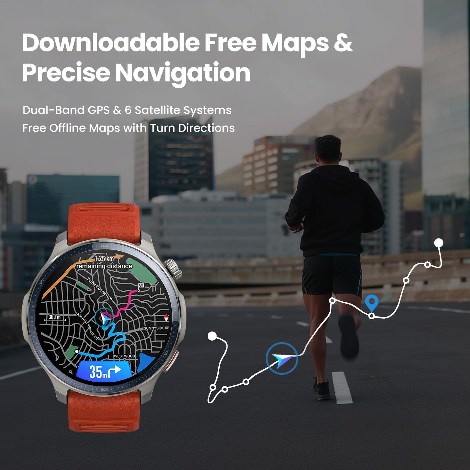 Reloj Inteligente Amazfit Balance 2 47mm AMOLED GPS 21 Días Batería