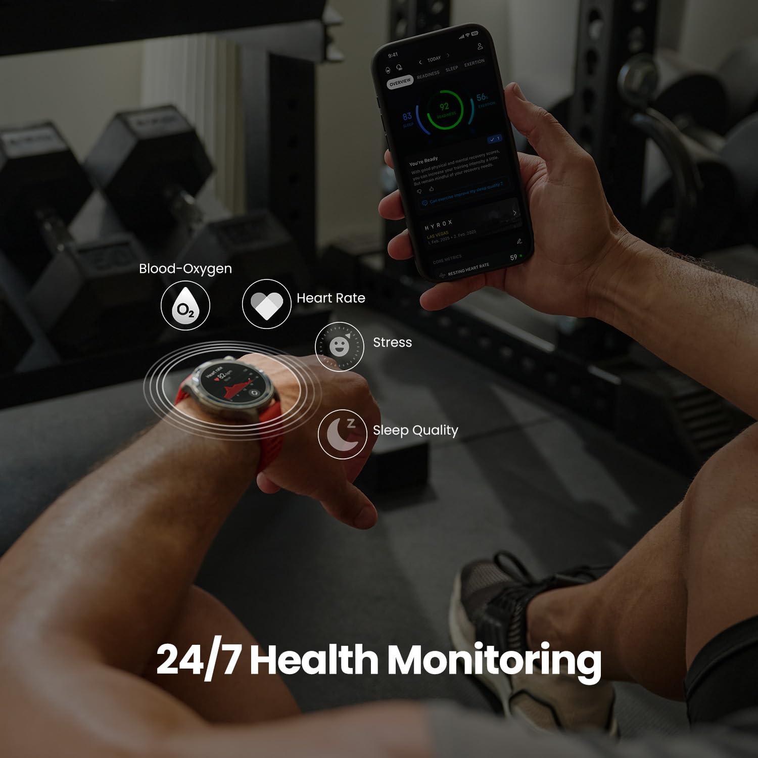 Reloj Inteligente Amazfit Balance 2 47mm AMOLED GPS 21 Días Batería