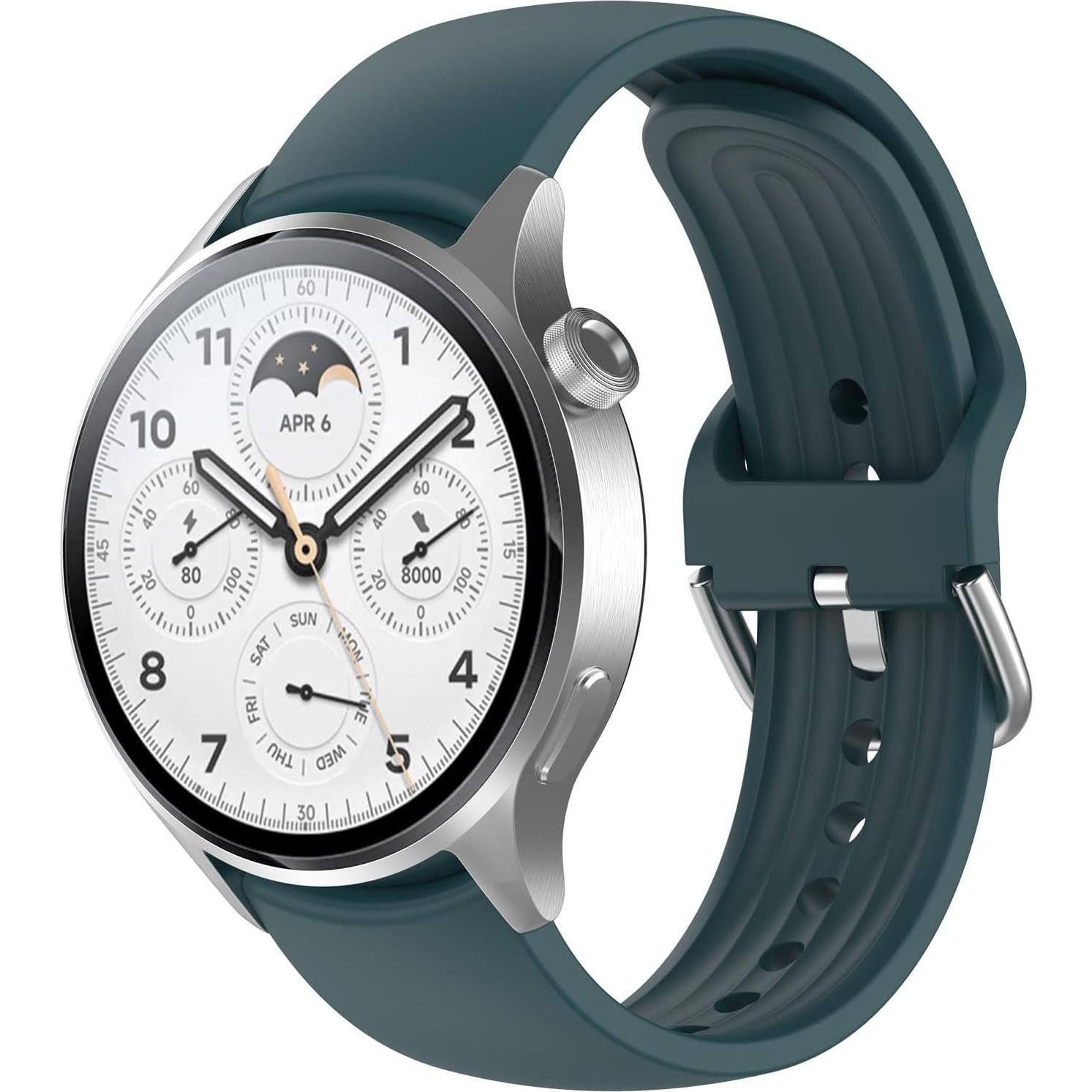 Banda de Silicona FitTurn 22mm para Xiaomi Watch S1/S2/S3/S4