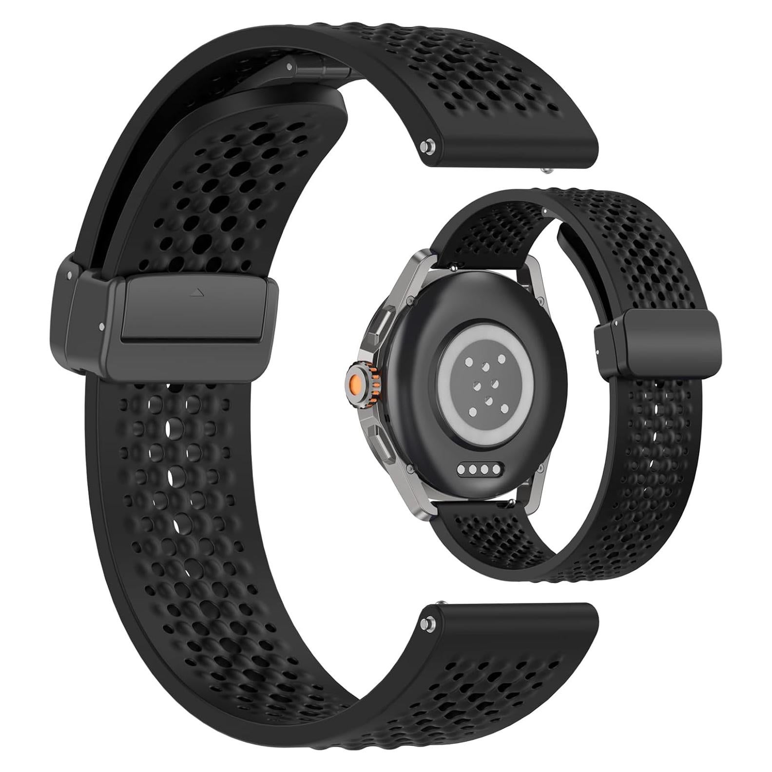 Correa de Silicona 22mm AWADUO para Xiaomi Watch S4/S3/S2 - Negro