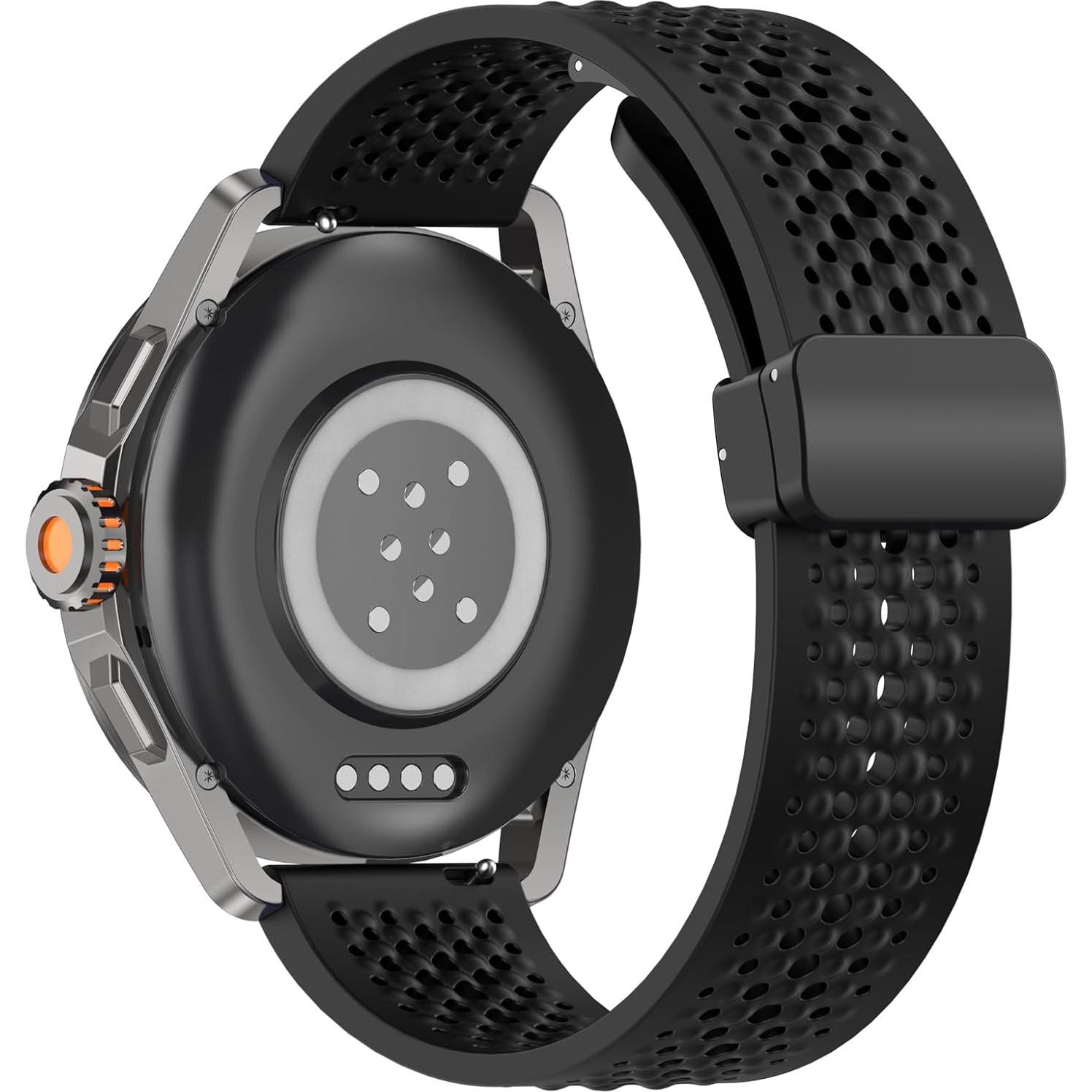 Correa de Silicona 22mm AWADUO para Xiaomi Watch S4/S3/S2 - Negro