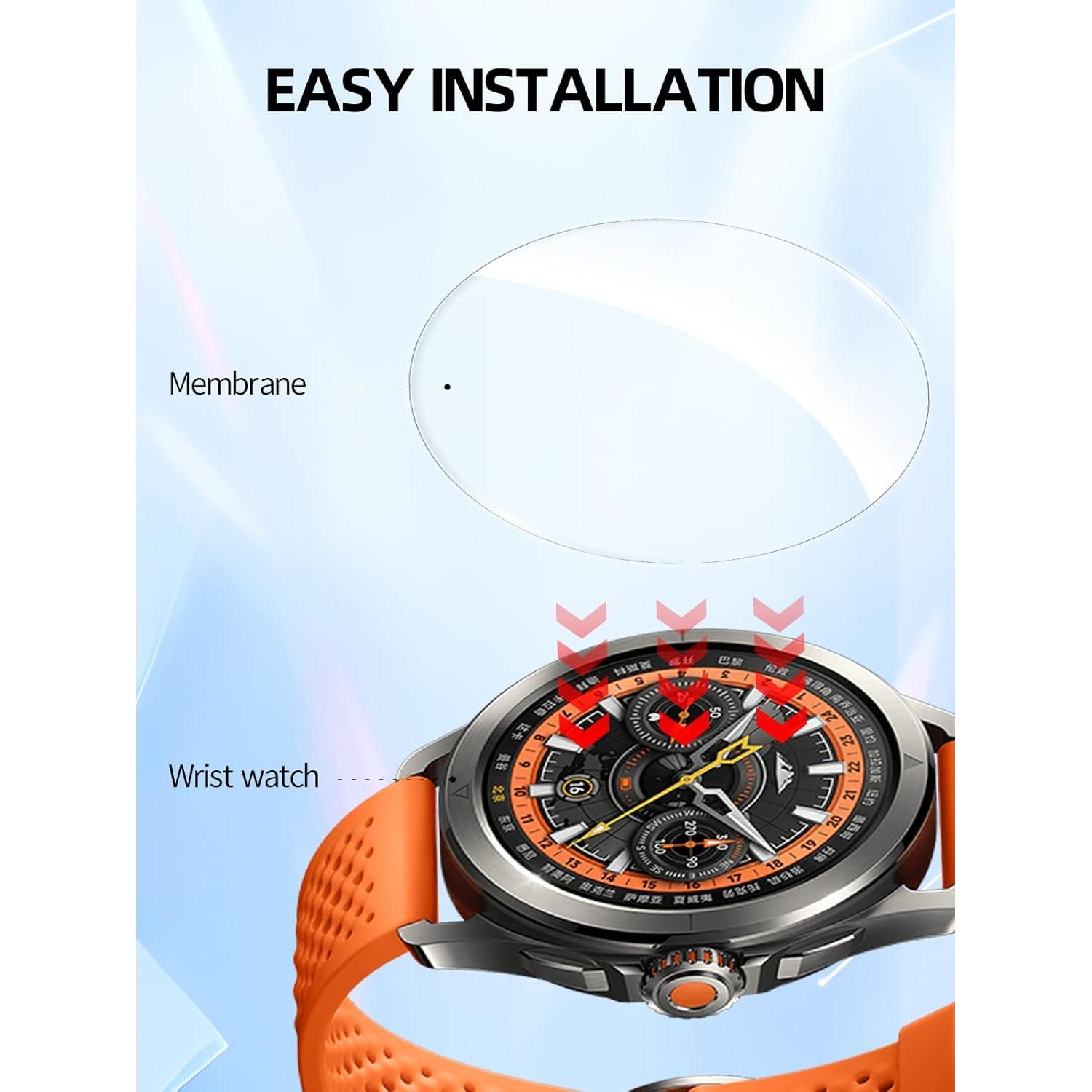 Protector de Pantalla Xiaomi Watch S4 Sport BOVUGAC 6 Unidades TPU